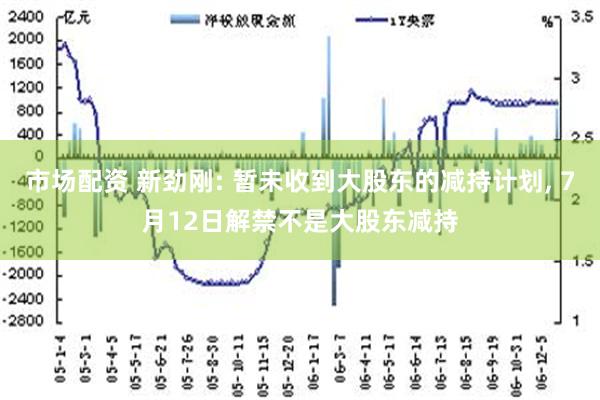 市场配资 新劲刚: 暂未收到大股东的减持计划, 7月12日解禁不是大股东减持